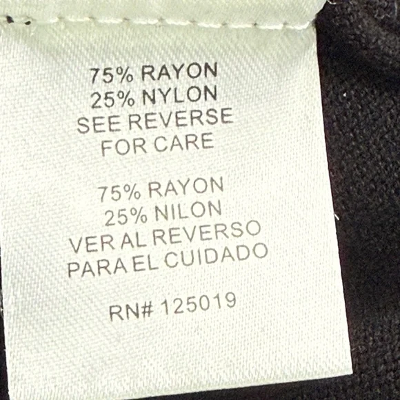 Joseph A Black Ribbed Sweater - Picture 5 of 5